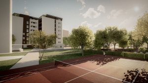 Appartamenti in vendita a Rende - Campo da tennis Residenze Botticelli